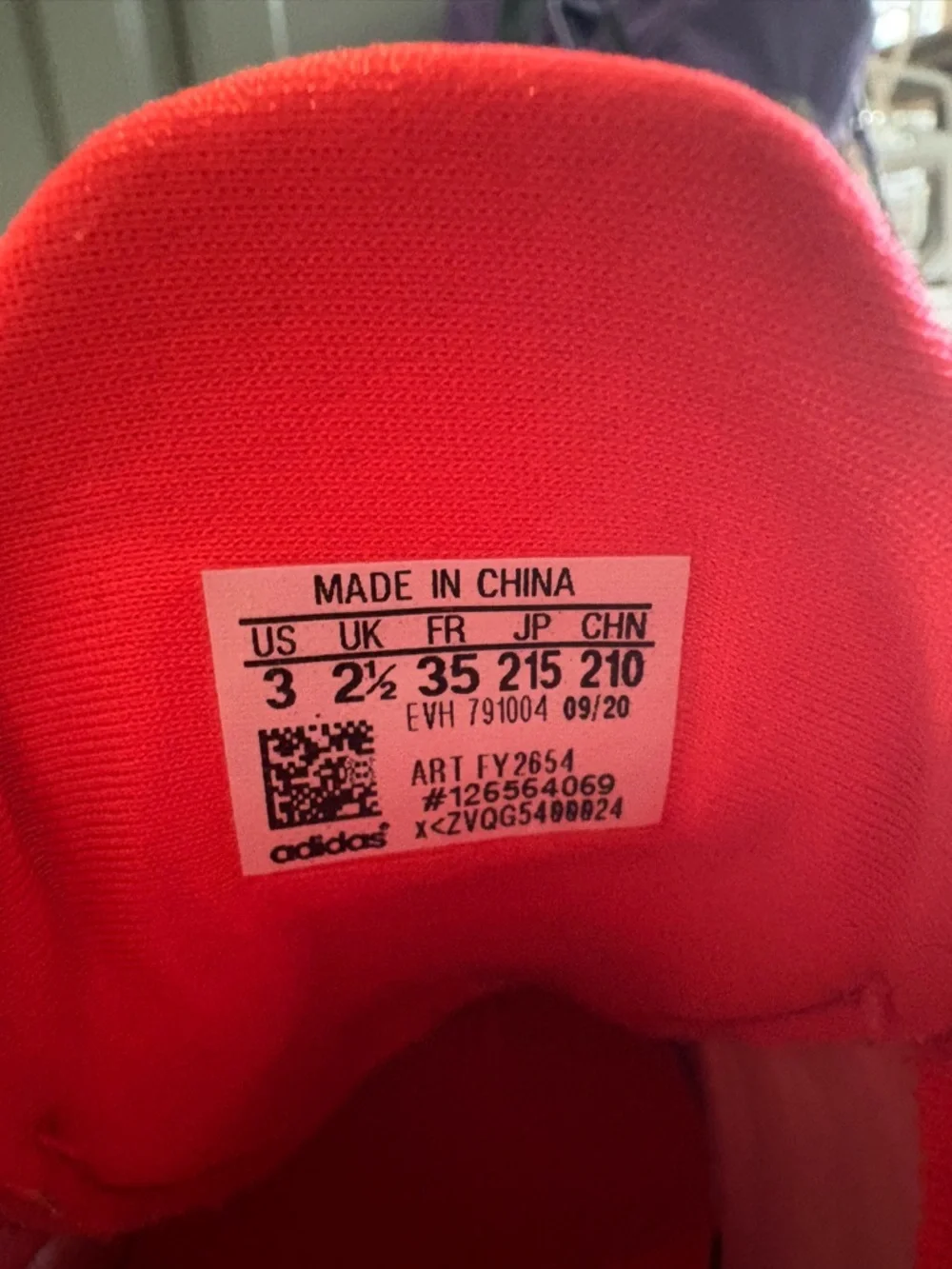 Adidas Originals Kids ZX 700 HD CF – Light Blue/Pink – Size US 3 / EU 35 - Picture 6 of 7